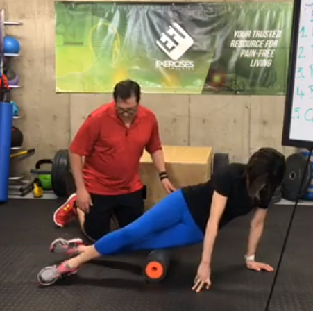 Roll your IT Band- Foam roller
