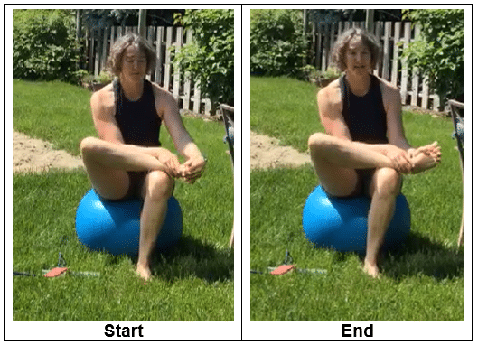 Hold your foot- 5 Exercises To Boost Foot Strength & Increase Balance
