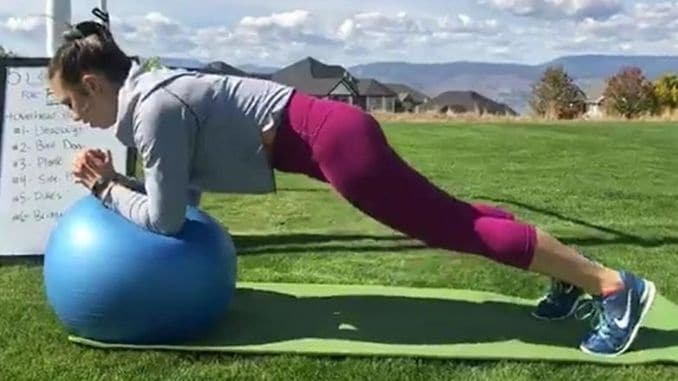 Plank On Stability Ball