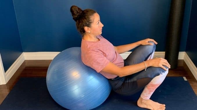 3a - Front Body Opener on Stability Ball