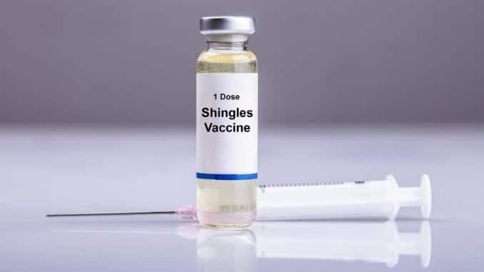 Shingles Vaccine And Syringe