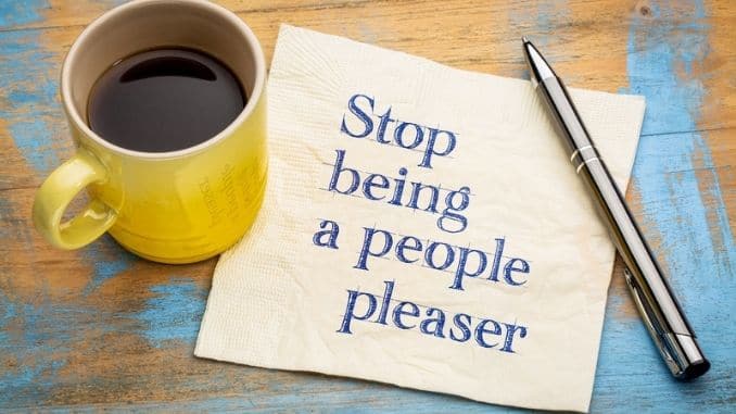 Stop being a people pleaser
