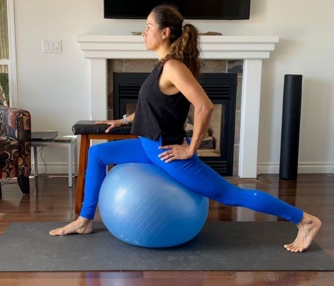 Stability Ball Psoas Release 1