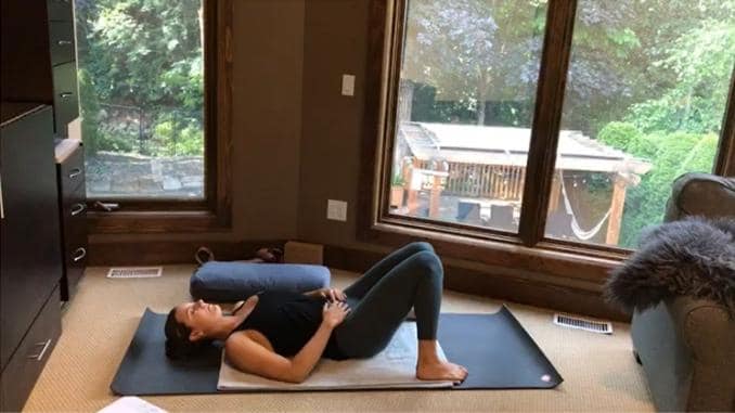 Breaths- Bed Yoga Poses for Low Back Pain