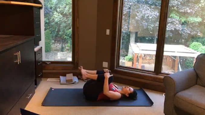 Knees to Chest- Yoga Poses for Decreasing Back Pain