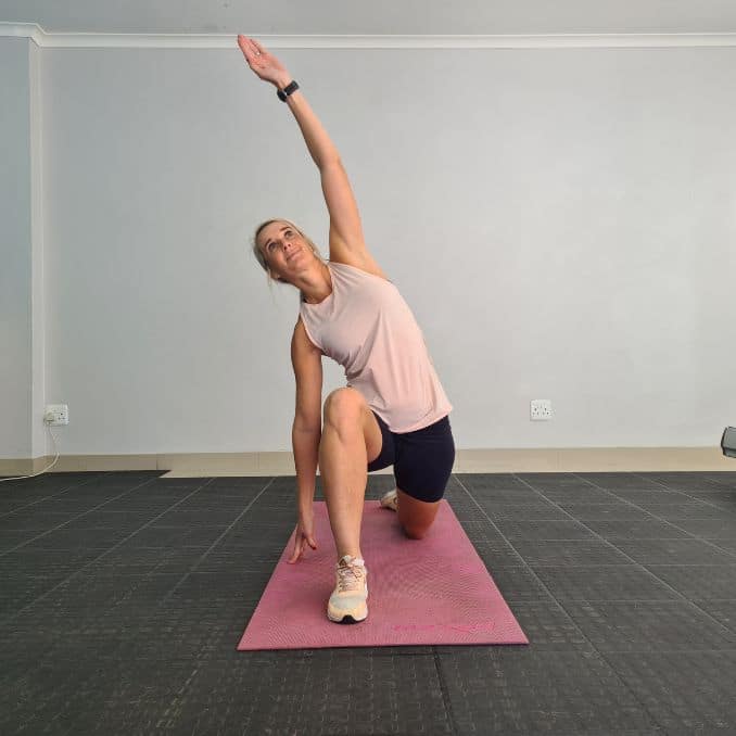 Low Lunge with Side Bend