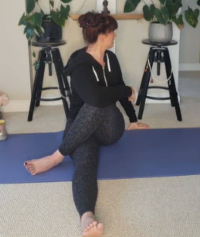 Seated Twist 2 Yoga Poses For Tight Hips