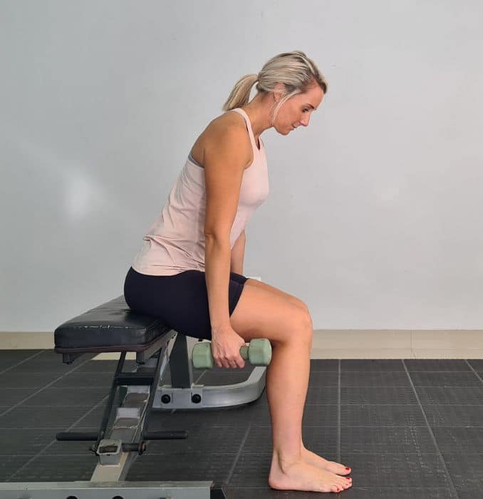 Seated Bend Over Rows 1