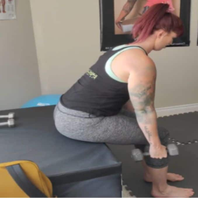 Seated Bend Over Rows 1