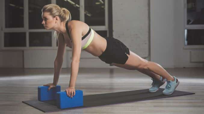 High to Low Plank Pose - start