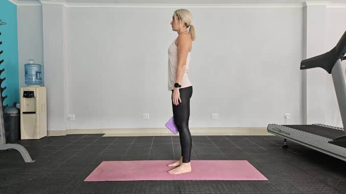Mountain Pose - Yoga Block Poses
