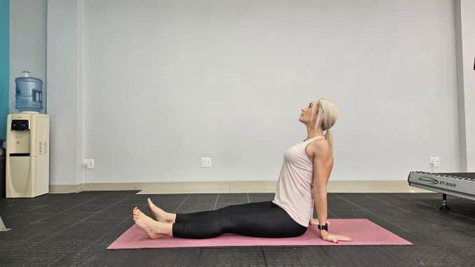 Seated Forward Fold with Back Bend End