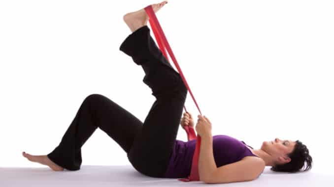 Hamstring Stretch with a Strap