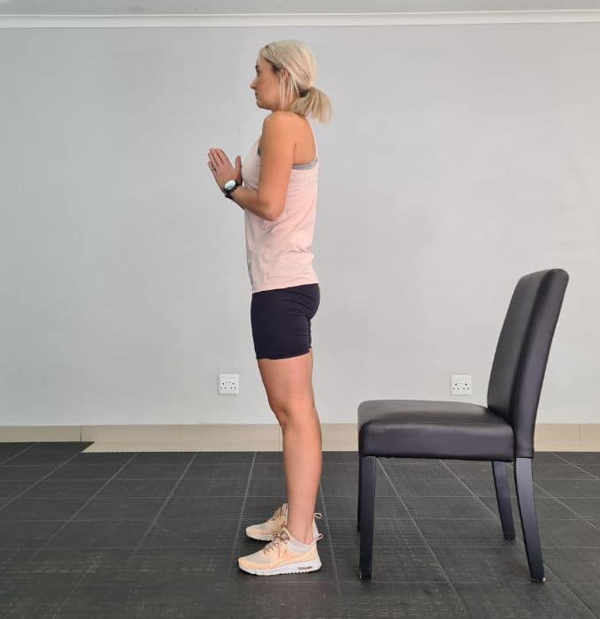 Low Squat with Chair 1