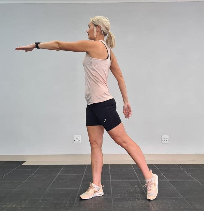 Side Reach - end - Resistance Band Stretches