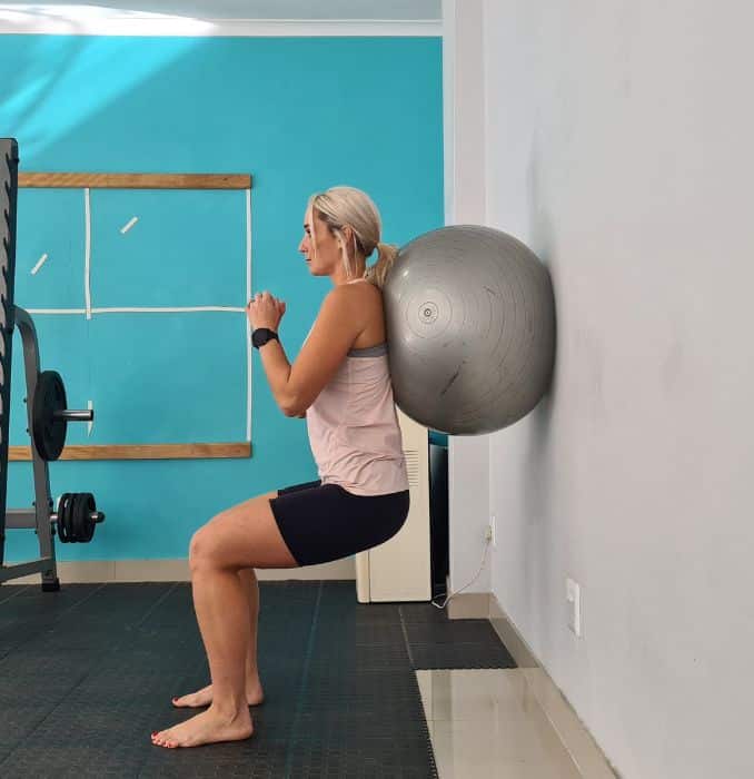Stability Ball Wall - end