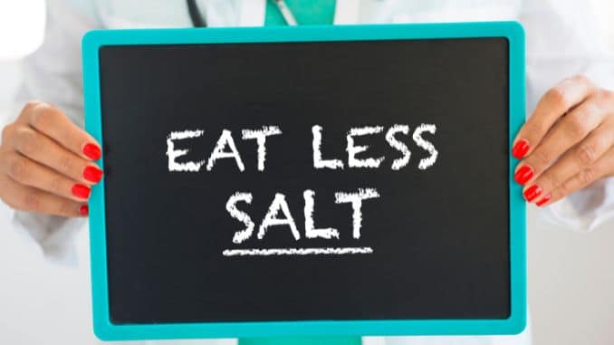 Reduce Salt Intake- Cardiovascular Age