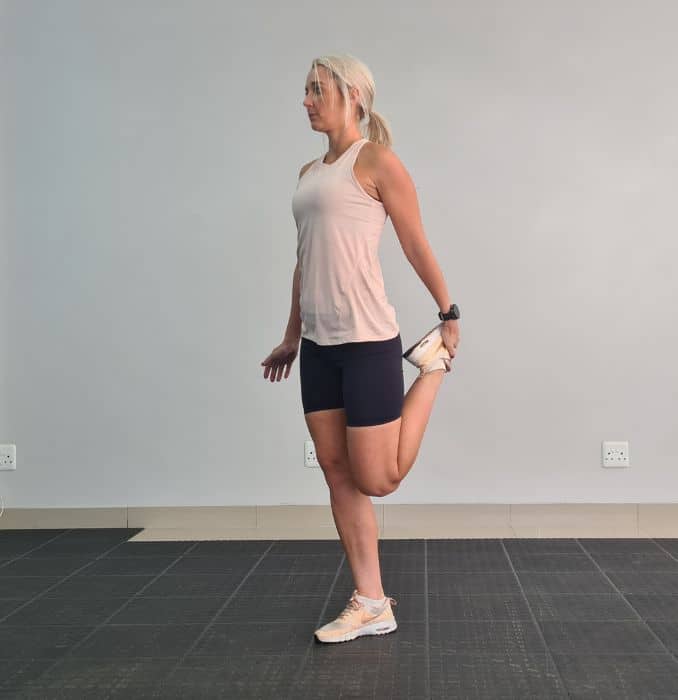 Standing Quadriceps Stretch - Rectus Femoris Stretch