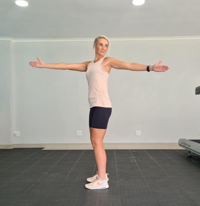 Standing Twist 2- Core Stretches